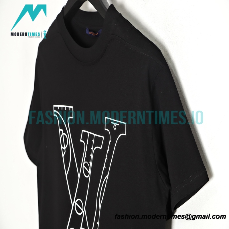 Louis Vuitton - Amp - NBA 21ss Co-branded Letter Short Sleeve 